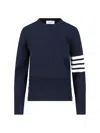 Thom Browne 4-bar Sweater In Blue