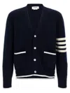 Thom Browne Crewneck Sweater With Striped Sleeve Detail