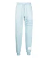 Thom Browne 4-bar Stripe Track Pants In Lightblue