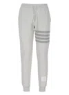 Thom Browne Signature 4-bar Stripe Track Pants In Lt Grey
