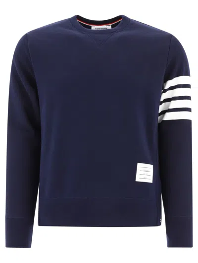 Thom Browne "4-bar" Sweatshirt In Blue
