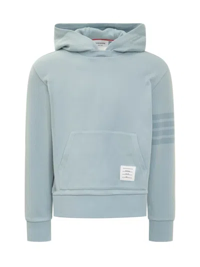 Thom Browne 4-bar Sweatshirt In Blue