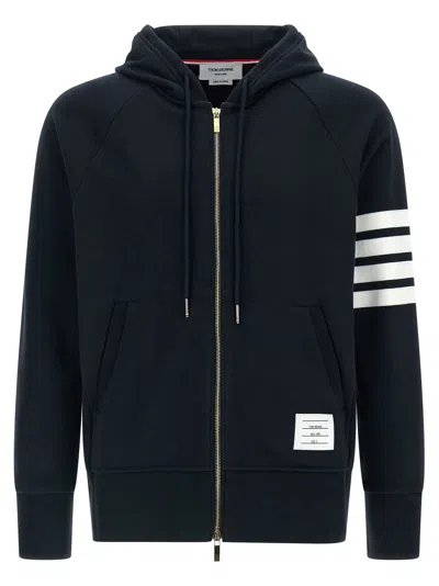 Thom Browne 4 Bar Sweatshirt Blue In Black