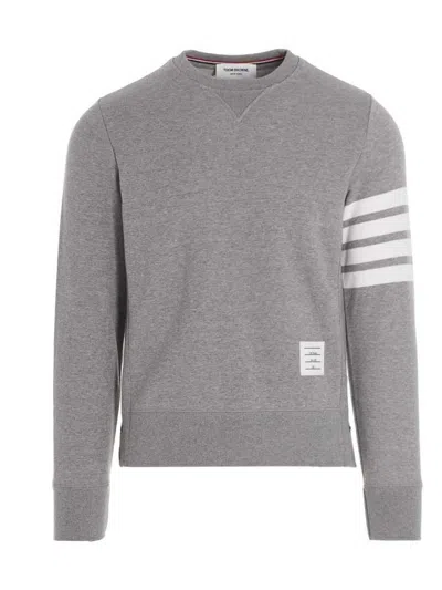 Thom Browne Men '4 Bar' Sweatshirt In Gray