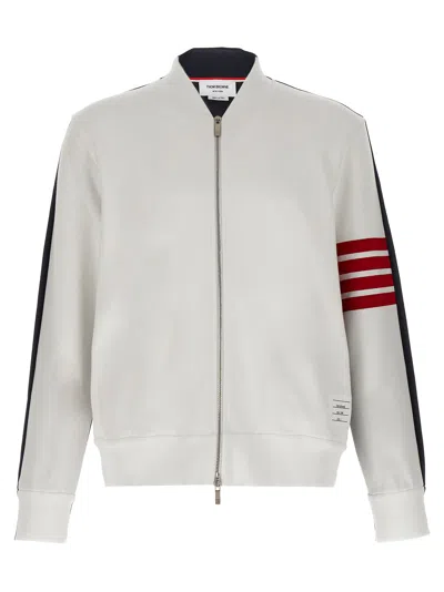 Thom Browne 4 Bar Sweatshirt In White