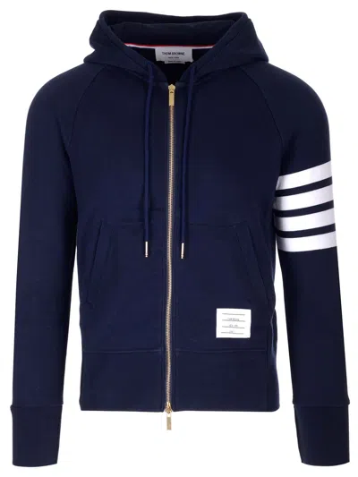 THOM BROWNE 4-BAR SWEATSHIRTS BLUE