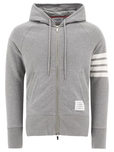 Thom Browne 4 Bar Sweatshirts In Grey