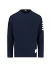 Thom Browne 4-bar T-shirt In Navy
