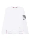 Thom Browne 4 Bar T-shirt In White