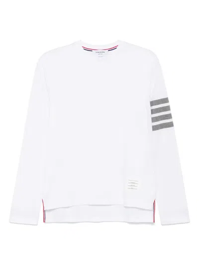 Thom Browne 4 Bar T-shirt In White