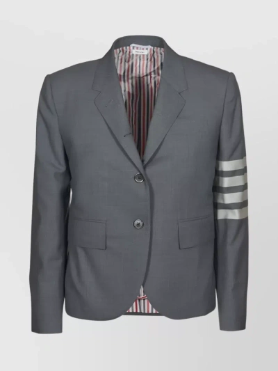 THOM BROWNE 4-BAR TAILORED WOOL BLAZER