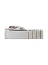 Thom Browne 4-bar Tie Bar In Gray