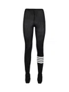 Thom Browne 4 Bar Pointelle-stitch Tights In Blue