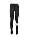 Thom Browne 4-bar Stripe Tights In Black