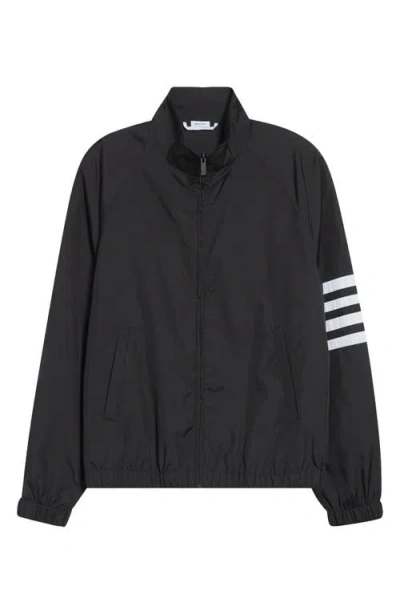 Thom Browne 4-bar Stripe Zipped Jacket In Black