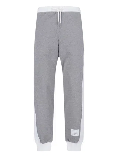 Thom Browne 4-bar" Track Pants - Light Grey In Gray