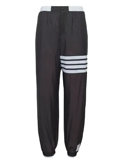 Thom Browne 4-bar Track Pants In Black