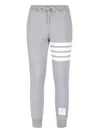 Thom Browne Four Stripes Track Pants In Gray