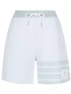 Thom Browne 4-bar Track Shorts In Blue