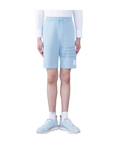 Thom Browne 4-bar Track Shorts In Blue