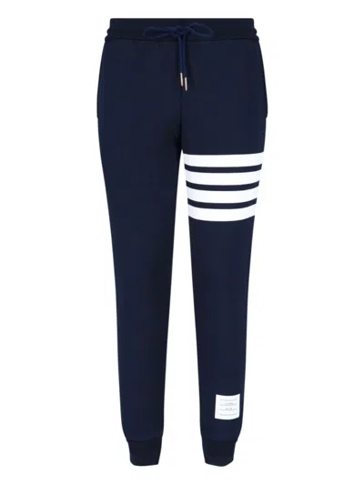 Thom Browne "4-bar" Tracksuit Bottoms – Blue