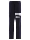 Thom Browne Classic Pants With Martingale In Blue