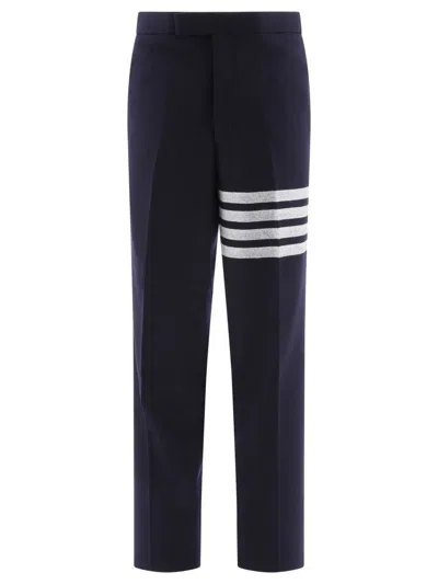 Thom Browne "4-bar" Trousers In Blue