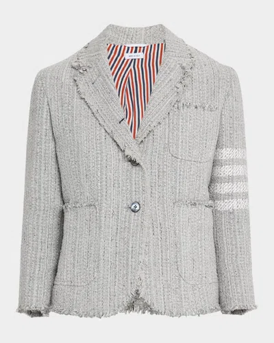 Thom Browne 4 Bar Tweed Single-breasted Sportcoat