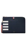 Thom Browne 4-bar Wallet In Blue