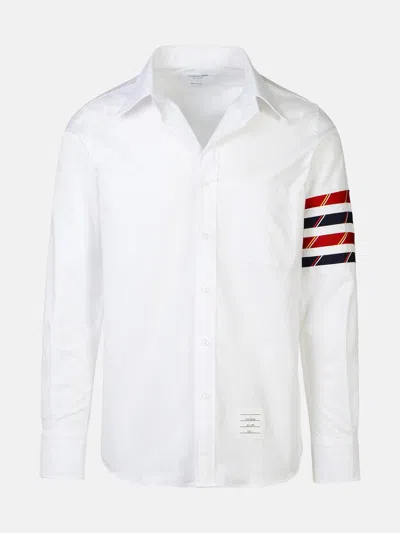 Thom Browne '4-bar' White Cotton Shirt