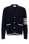 Thom Browne Crewneck Sweater With Striped Sleeve Detail