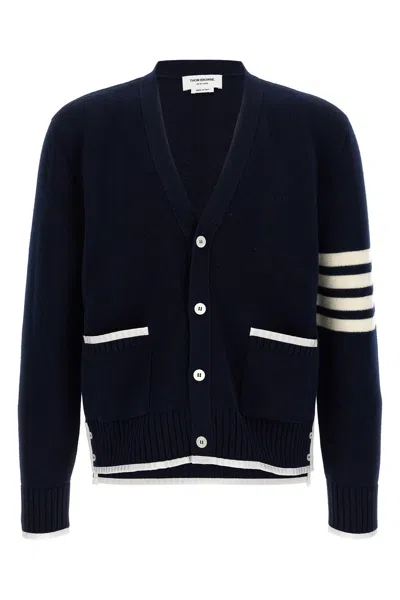THOM BROWNE THOM BROWNE '4-BAR' WOOL CARDIGAN