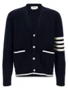Thom Browne Crewneck Sweater With Striped Sleeve Detail