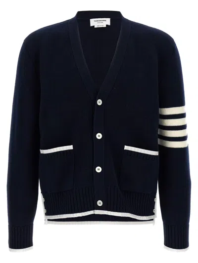 THOM BROWNE THOM BROWNE '4-BAR' WOOL CARDIGAN