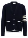 Thom Browne Crewneck Sweater With Striped Sleeve Detail