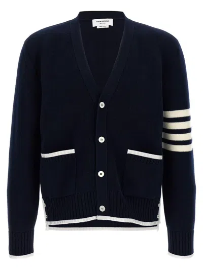 THOM BROWNE THOM BROWNE '4-BAR' WOOL CARDIGAN