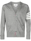 THOM BROWNE THOM BROWNE 4 BAR WOOL CARDIGAN