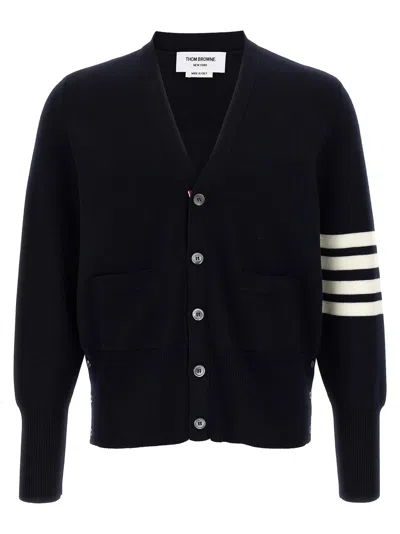 THOM BROWNE 4-BAR WOOL CARDIGAN