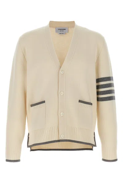 THOM BROWNE '4-BAR' WOOL CARDIGAN