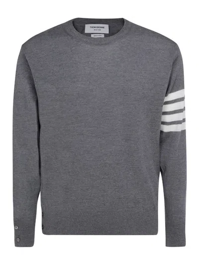 THOM BROWNE 4-BAR WOOL JUMPER