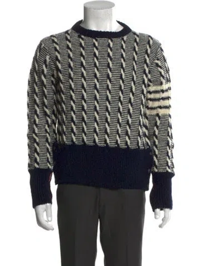 Pre-owned Thom Browne 4 Bar Wool Pullover In Multi