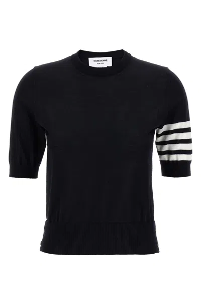THOM BROWNE THOM BROWNE '4-BAR' WOOL T-SHIRT