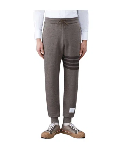 Thom Browne 4-bar Wool Track Pants In Black
