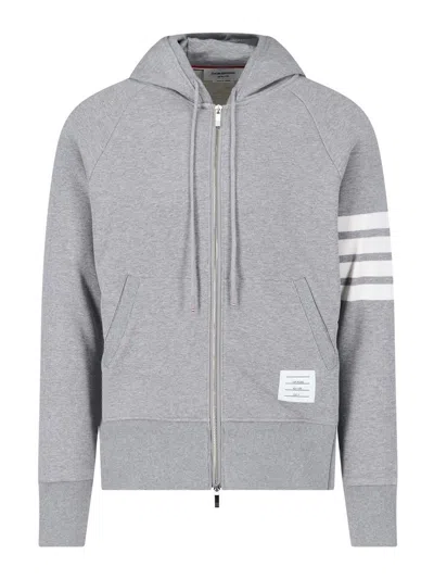 THOM BROWNE 4-BAR ZIP HOODIE