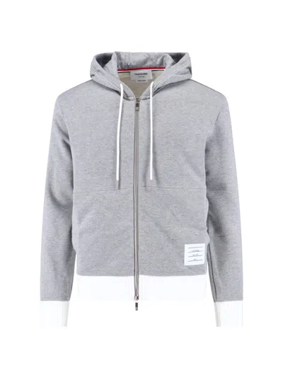 THOM BROWNE 4-BAR ZIP SWEATSHIRT