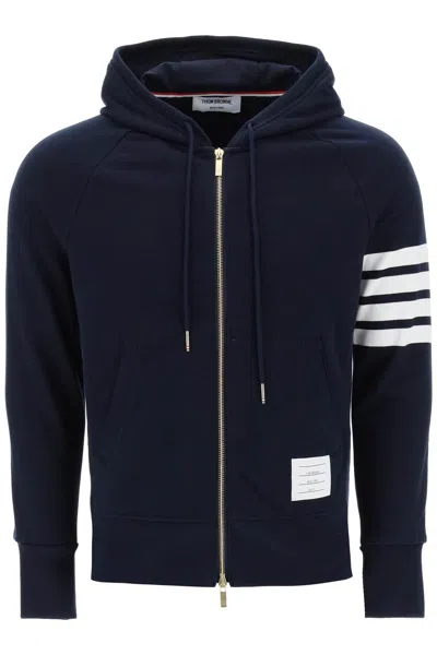 THOM BROWNE 4-BAR ZIP-UP HOODIE