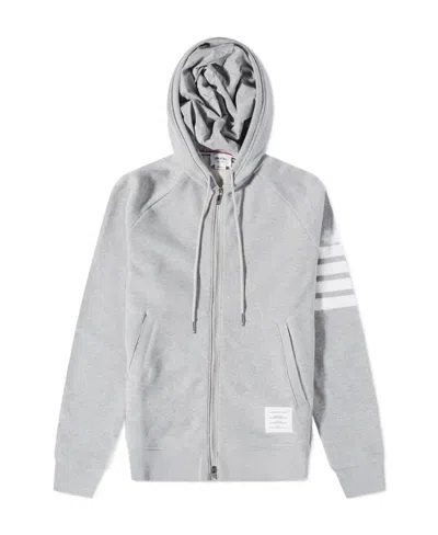 THOM BROWNE 4-BAR ZIP-UP HOODIE