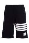 Thom Browne Cotton Loopback Engineered 4-bar Sweat Shorts