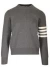 Thom Browne 'lightweight 4-bar Kn In Grey
