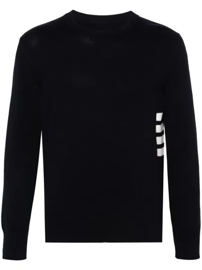 THOM BROWNE 4-STRIPE DETAIL SWEATER